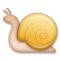 Snail emoji on LG